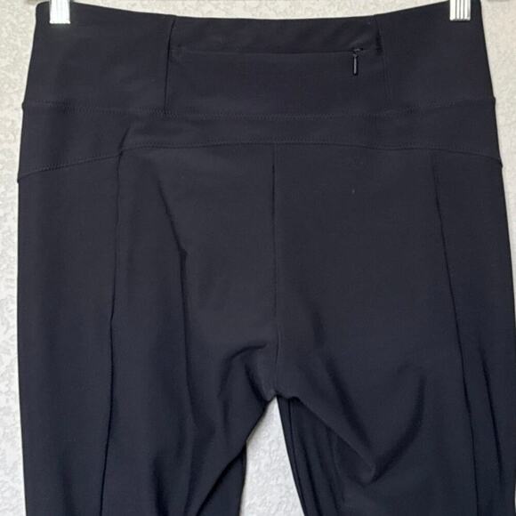 Athleta Stellar Trouser Pant Womens Size M in Black Travel Casual Office EUC - Picture 9 of 12